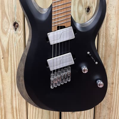 Cort X700 Mutility 2021 - Present - Multi Scale high Performance Electric Guitar Fishman Pickups Black Satin With Deluxe Gig Bag FREE WRANGLER DENIM STRAP image 2