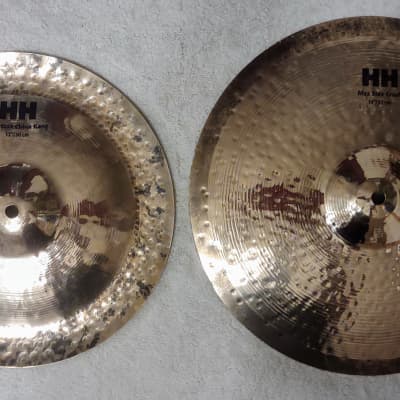 Sabian 15005MPLB HH Low Max Stax Set 12/14" Cymbal Pack - Brilliant image 1