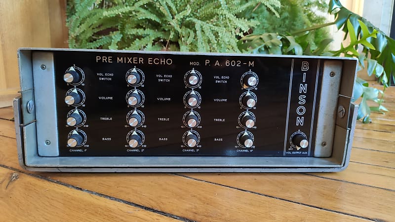 BINSON Pre Mixer Echo PA 602-M - Fully restored | Reverb