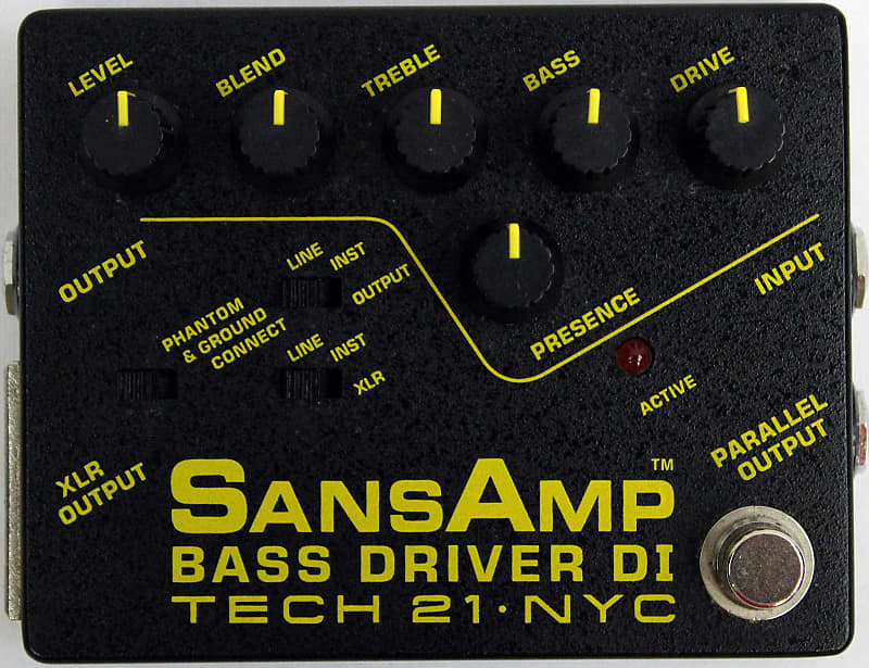 Tech 21 SansAmp Bass Driver DI Effects Pedal