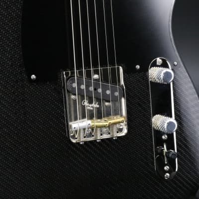 Eleven Guitars Carboncaster #6 of 12, 2018 Black Carbon Fiber image 3