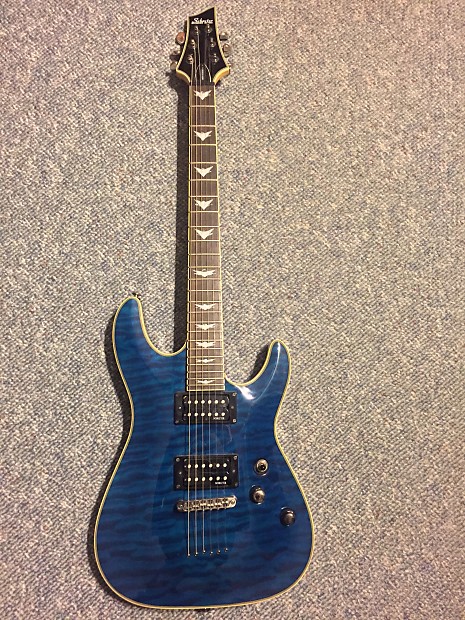 Schecter omen sales extreme 6 blue