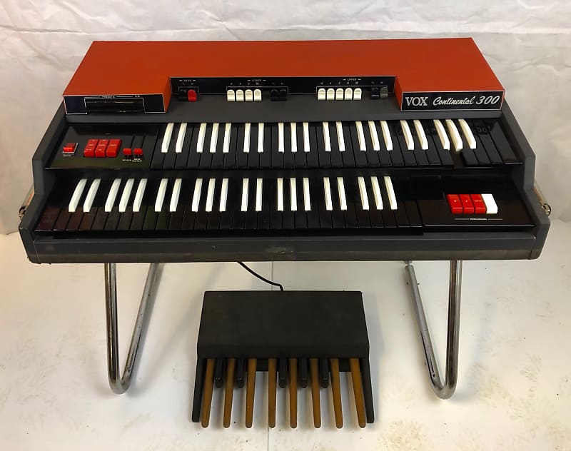 1960's Vox Continental 300 organ with bass pedals image 1