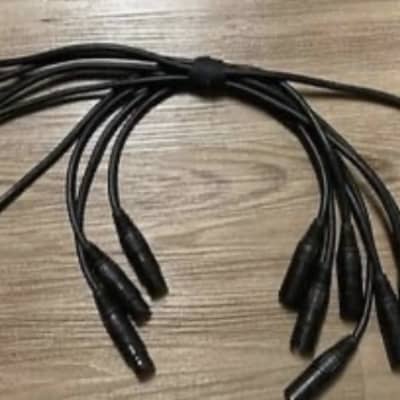 Qty: 7 Audio Technica 2Ft Black Mic Cables With Neutrik XLR ends ( Price is Each Cable ) image 1