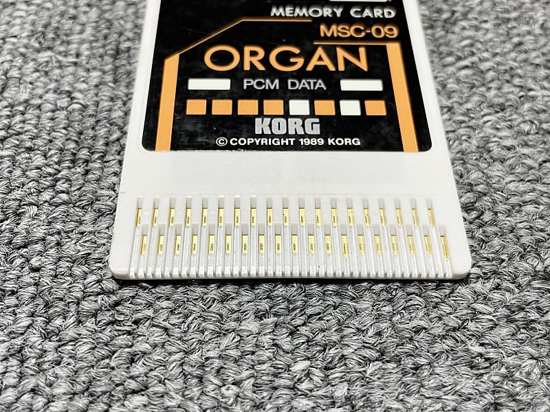 Korg MSC-09 Organ for M1 PCM Card | Reverb