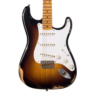 Fender Custom Shop Limited Edition 70th Anniversary 1954 Stratocaster Hardtail Relic - Wide Fade 2 Tone Sunburst - 1 off Electric Guitar NEW! image 1