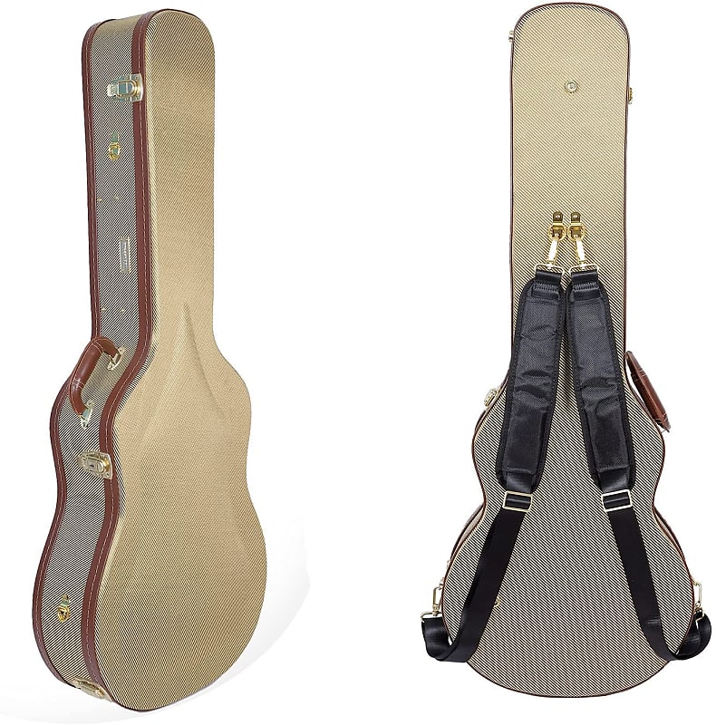 Crossrock 6 &12 Strings Dreadnought Acoustic Guitar Case, Reverb