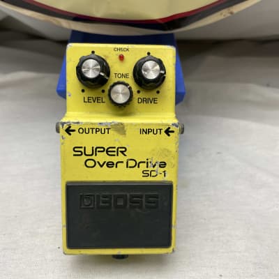 Boss SD-1 Super Overdrive Pedal - JRC 4558DD OpAmp chip 1990s | Reverb