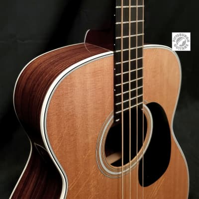 1989 Martin B-40 Acoustic/Electric Bass in Natural Finish, Comes with Original Hard Case and Pro-Setup, Made in USA! image 6