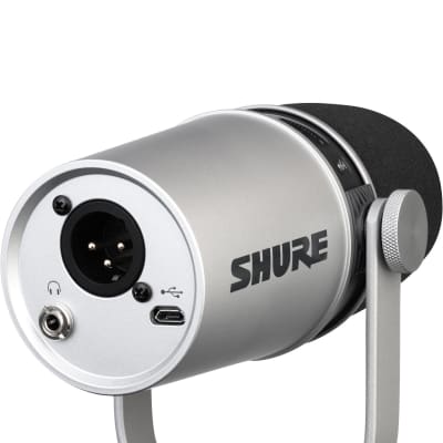 Shure MV7 Podcast Microphone - Silver image 7
