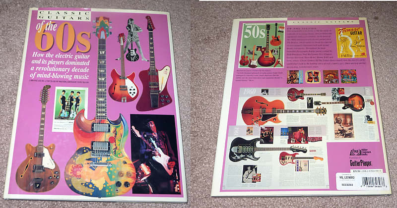 Hal Leonard Book Classic Guitars of the 60s Hardcover Collectable image 1