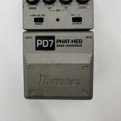 WINTER WONDERSALE// Ibanez PD7 Phat-Hed Bass Overdrive 2000s - Grey image 5