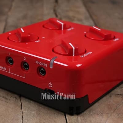 Yamaha Red SessionCake Portable Mixing Headphone Amplifier w Hi Z Input SC-01 image 6