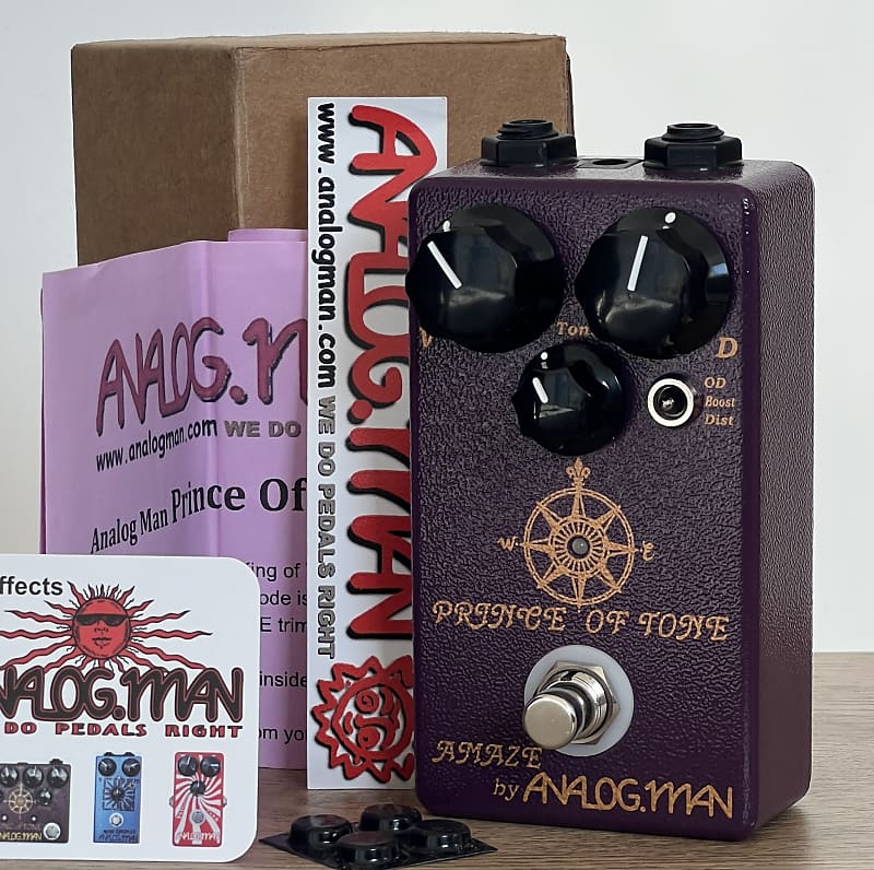 Analogman Prince of Tone Overdrive Pedal | Reverb UK Analogman Prince of Tone Overdrive Pedal | Reverb UK