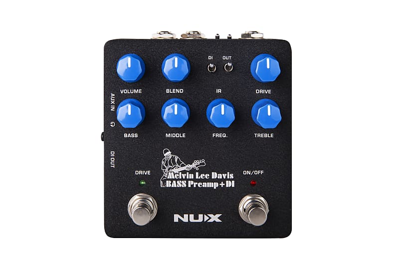 NuX NBP-5 Melvin Lee Davis Bass Preamp + DI box IR loader audio interface image 1