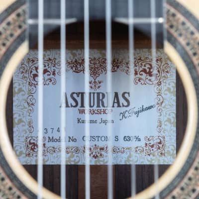 Asturias Custom S 630mm Spruce/Indian Rosewood 2020 Classical Guitar image 9