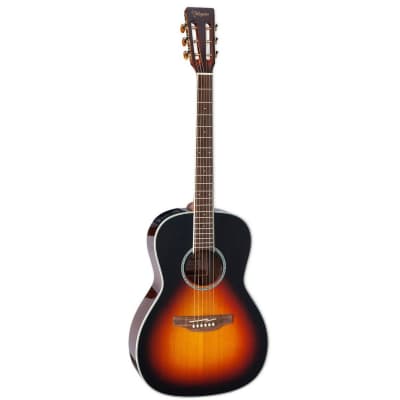 Takamine GY51E-BSB New Yorker Gloss Brown Sunburst 6 String Acoustic Electric Guitar image 3