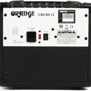 Orange Crush 12 1x6" 12-watt Combo Amp - Black image 7