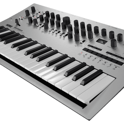 Korg Minilogue Polyphonic Analog Synthesizer Synth Keyboard (Silver) image 1