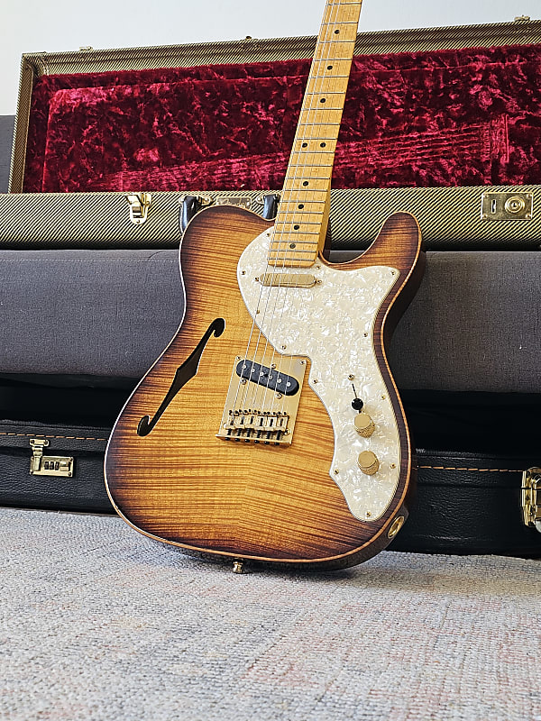 Fender Telecaster Thinline Select 2013 Violin Burst Reverb