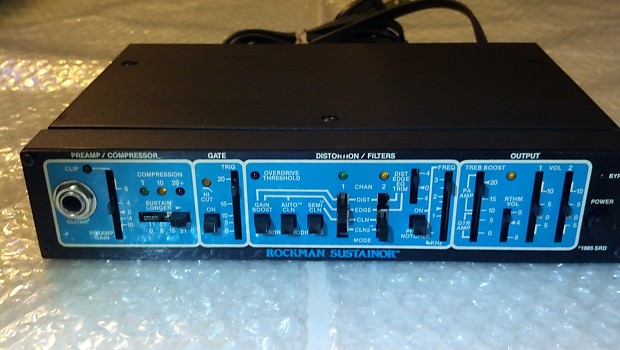 ROCKMAN SUSTAINOR MODEL 100 PRE-AMP BOSTON TOM SCHOLZ (Sweet