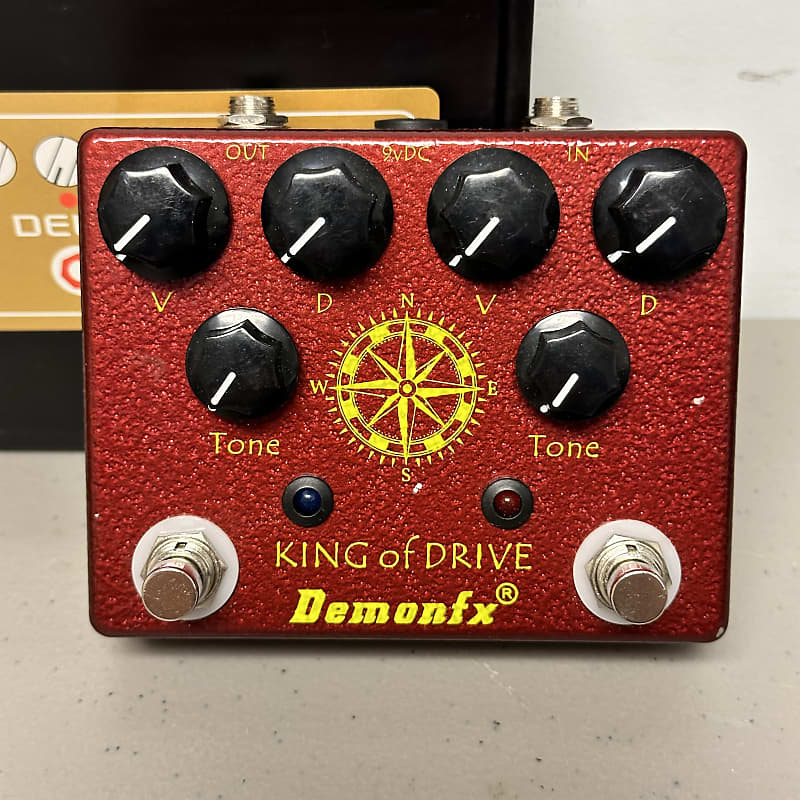 Demon FX King of Drive Dual Distortion Overdrive Effect Pedal image 1
