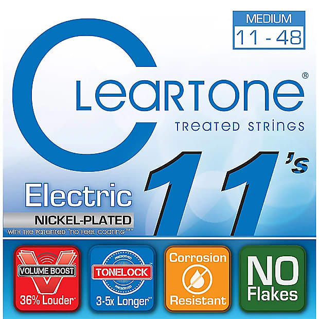 Cleartone Medium Coated Electric Strings image 1
