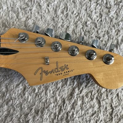 Fender Offset Series Duo Sonic HS 2017 MIM Daphne Blue Rosewood Fretboard Guitar image 5