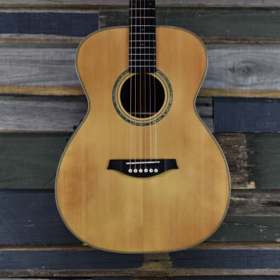 Artist Artist OM190EQ Solid Spruce Top Acoustic Electric Guitar 2020 - Natural Gloss image 1