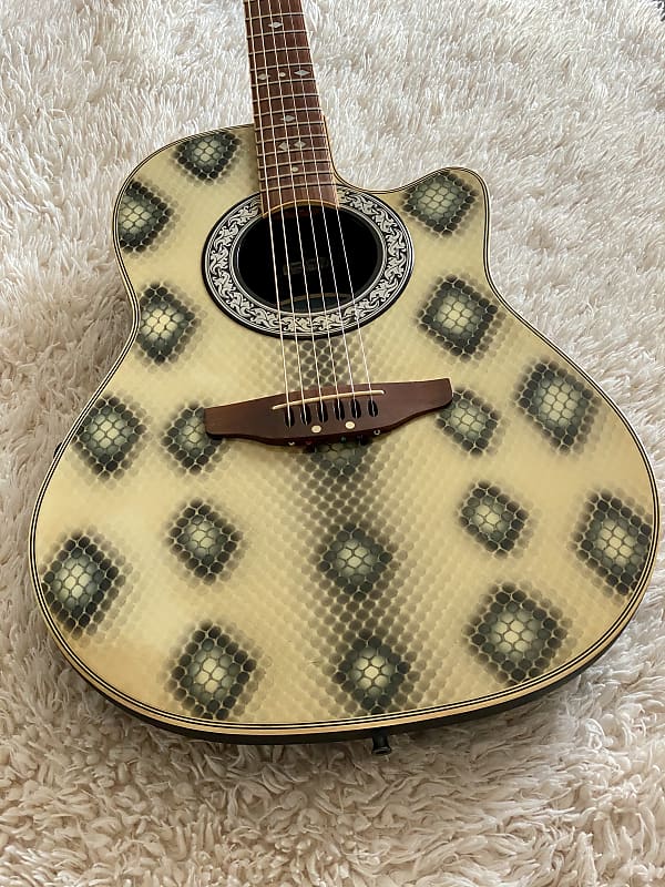 Vintage Ovation CC-57 Antigua/Snakeskin Acoustic Electric