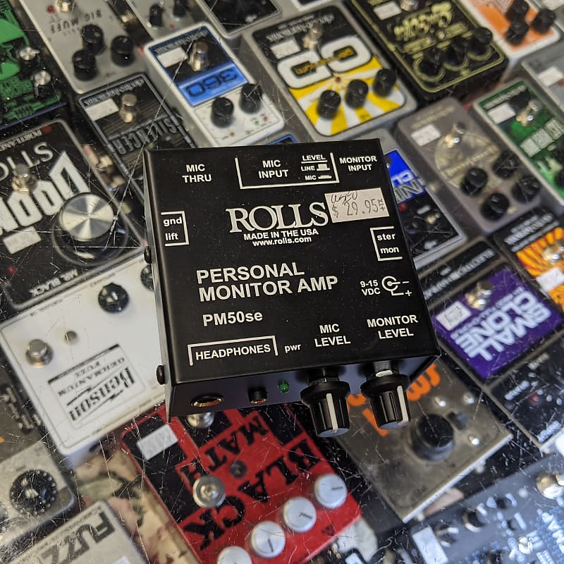 Rolls PM50se Personal Monitor Amp Reverb