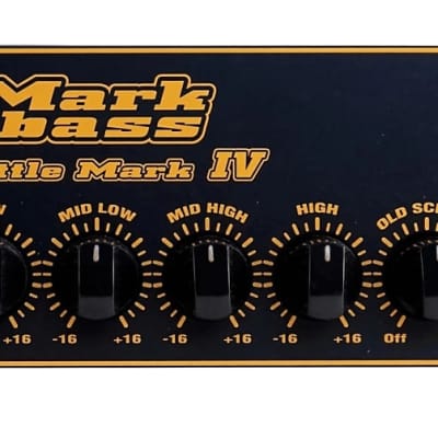 Mint Markbass Little Mark IV 300 Watt Bass Amplifier Head Black