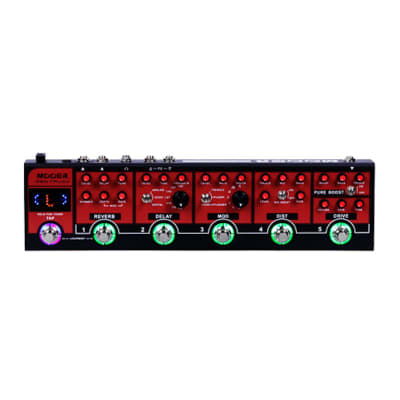 Mooer Red Truck Combined Effect Guitar Pedal Built in Switcher NEW image 2
