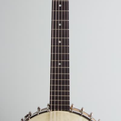 Vega  Little Wonder Guitar Banjo (1924), ser. #76821, black tolex hard shell case. image 8