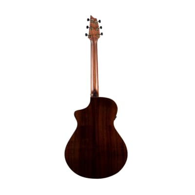 Breedlove Performer Pro Concert CE 6-String European Spruce Top Acoustic Electric Guitar with Slim Neck and Stain Black Bridge (Right-Handed, Tobacco Burst) image 2