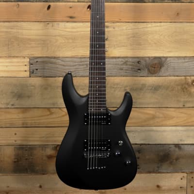Schecter C-7 Deluxe 7-String Electric Guitar Satin  Black image 4