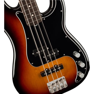 Fender American Performer Precision Bass, Rosewood, 3 Tone Sunburst image 3