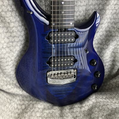 Ernie Ball Music Man John Petrucci Signature Monarchy Series Majesty 7 2018 - Imperial Blue for sale