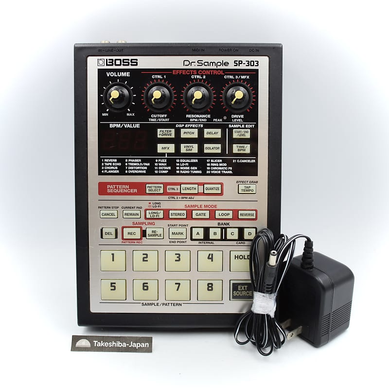 BOSS SP-303 DR.SAMPLE ジャンク品　サンプラー BOSS Dr Sample SP-303 サンプラー sp303 roland ジャンク品