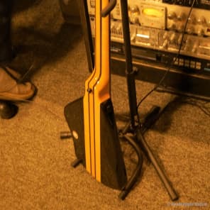 Bootlegger Spade Black Travel Guitar. Two Humbuckers,  Rosewood Fretboard, Padded Gig Bag image 4