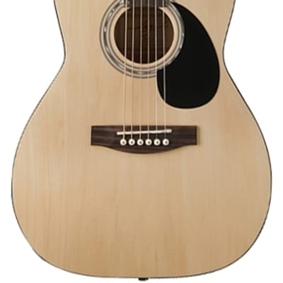 Jay Turser JJ43-N Dreadnought Basswood Body Mahogany Neck 3/4 Size 6-String Acoustic Guitar image 3
