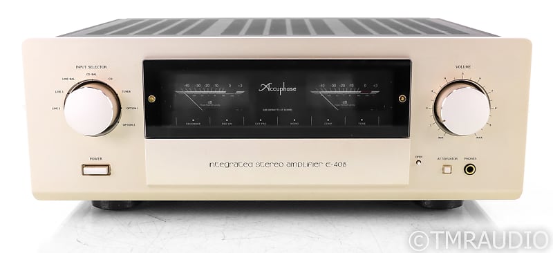 Accuphase E-408 Stereo Integrated Amplifier; E480; Remote; DAC; MM Phono; 230V image 1