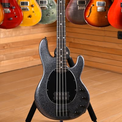 Music Man StingRay Special H Ebony Fingerboard Roasted Maple Neck Charcoal Sparkle image 1