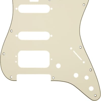 Genuine Fender American ELITE Strat/Stratocaster Pickguard HSS, PARCHMENT, 3-Ply image 1