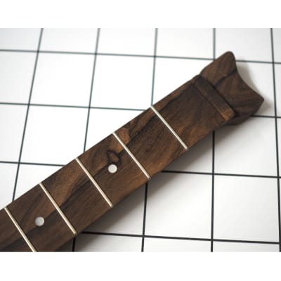 Halo MERUS 6-string Headless Guitar DIY Kit Mahogany Body Spalted Maple Cap Ziricote Neck image 9