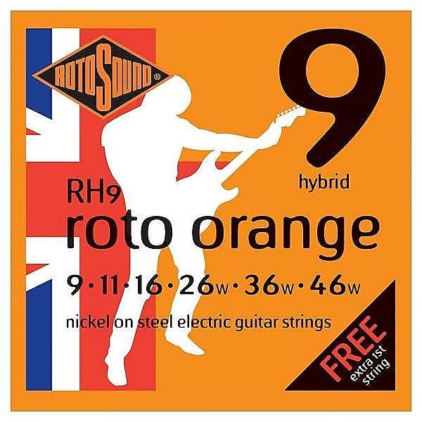 Rotosound RH9 Roto Orange Electric Guitar Strings 9-46 image 1