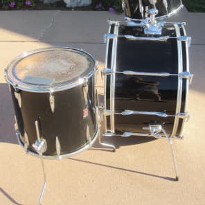 Premier 'Bonham-style' vintage 26" bass drum set w/ famous thin 3-ply birch shells - very original! Bild 2