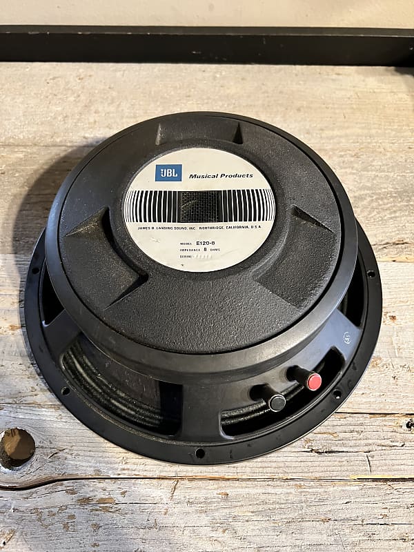 JBL E120 8ohm 1970's Black , Super Clean, Tested Works | Reverb