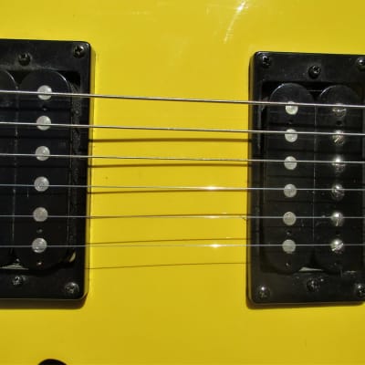 Epiphone Dot Studio LM Guitar, 2004, Yellow, Black Binding