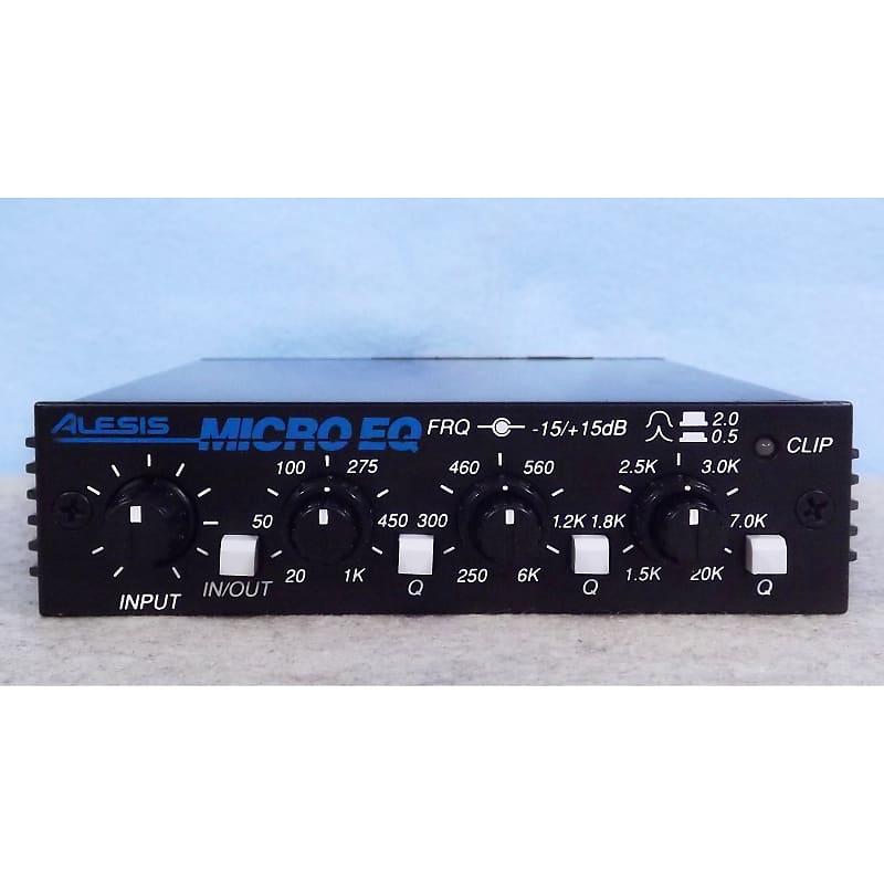 パラメトリックイコライザー alesis MICRO EQ ALESIS通電OK パラメトリックイコライザー alesis MICRO EQ ALESIS通電OK